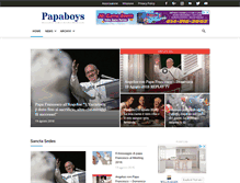 Tablet Screenshot of papaboys.org